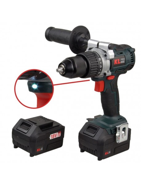 KLPRO KLNM18B-50 18Volt/5.0Ah Li-ion Çift Akülü Kömürsüz Profesyonel Vidalama 