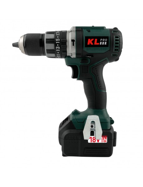 KLPRO KLDM18BH-50 Şarjlı Darbeli Matkap Çift Akü Kömürsüz