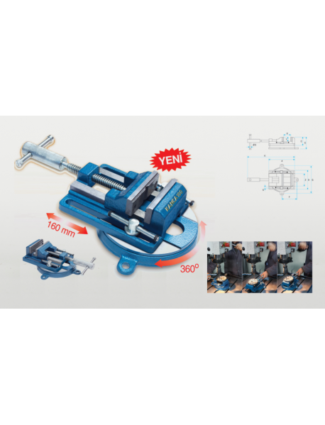 KANCA DÖNER TİP MATKAP MENGENESİ 100MM