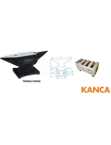 KANCA Çelik Döküm Demirci Örsü  50 KG