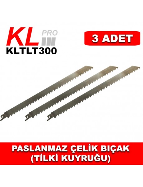 KLPRO KLTLT300 Paslanmaz Tilki Kuyruğu Kemik Kesme Testere 3 Ad