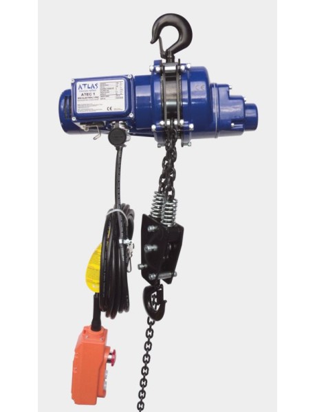 ATLAS ATEC1 Elektrikli Zincirli Vinç, 1 Ton kapasite 220 Volt