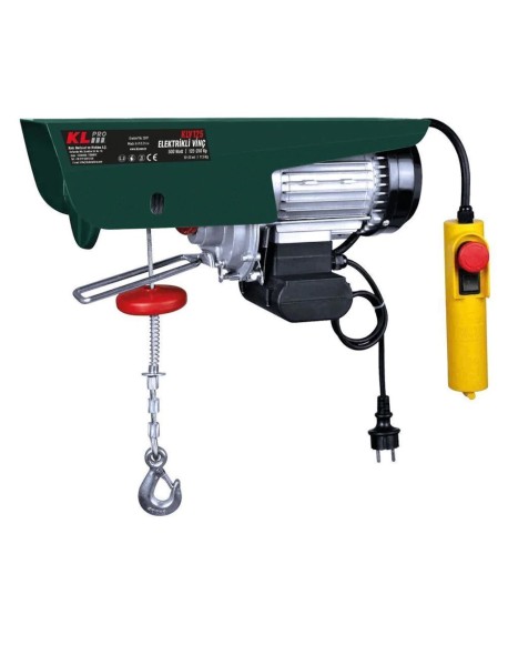 KLPRO KLV125 510Watt 125/250Kg Elektrikli Vinç
